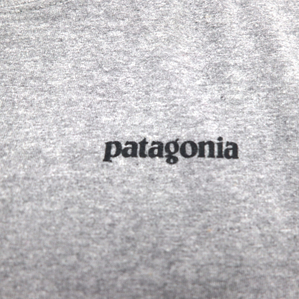 Patagonia P-6 Logo Cotton T-Shirt 2XL Grey Back Print 38906