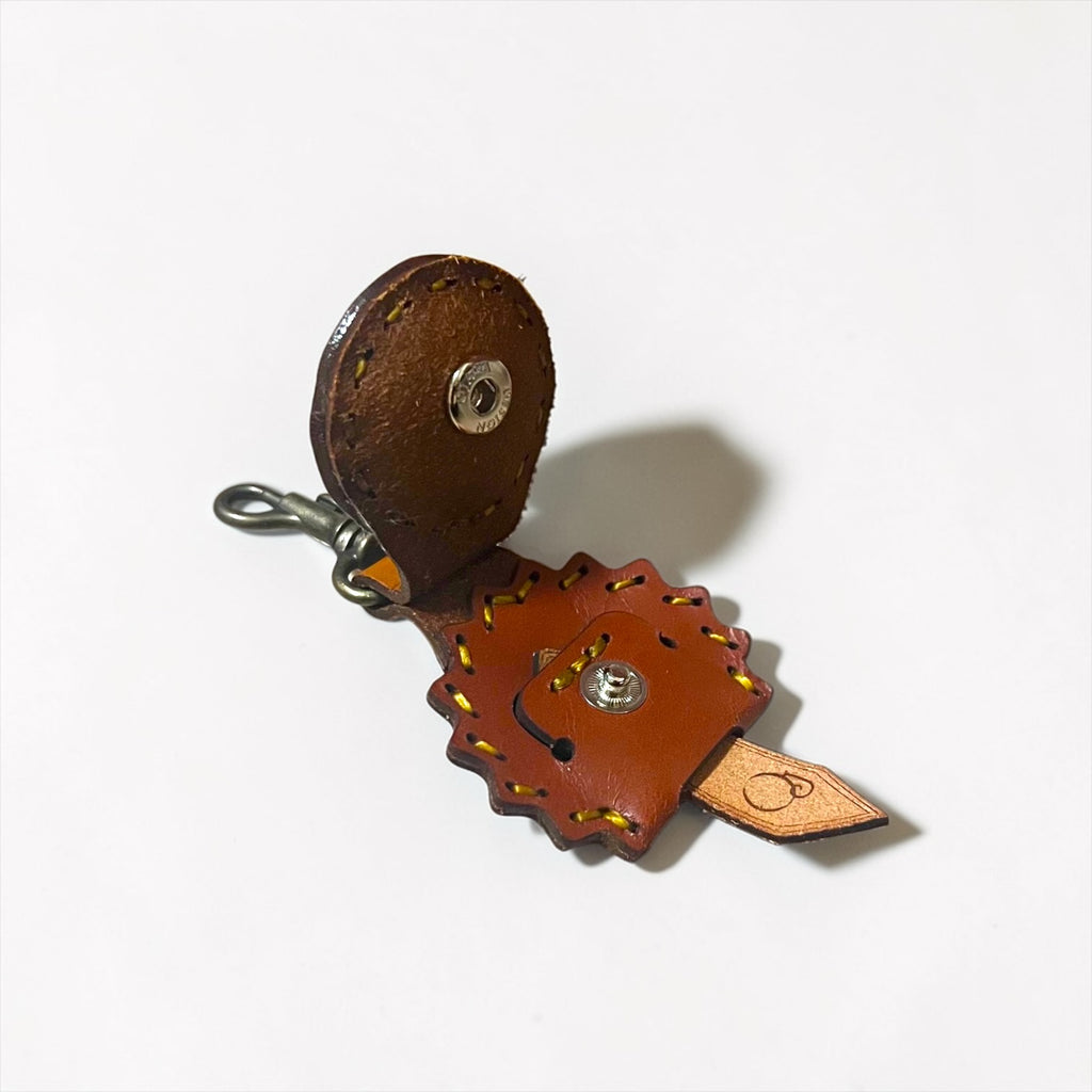 OJAGA DESIGN Made in Japan Keychain Keycap Brown CUPIDO