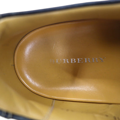 BURBERRY カーフレザー ローカットスニーカー 26.5cm ブラック BU1340