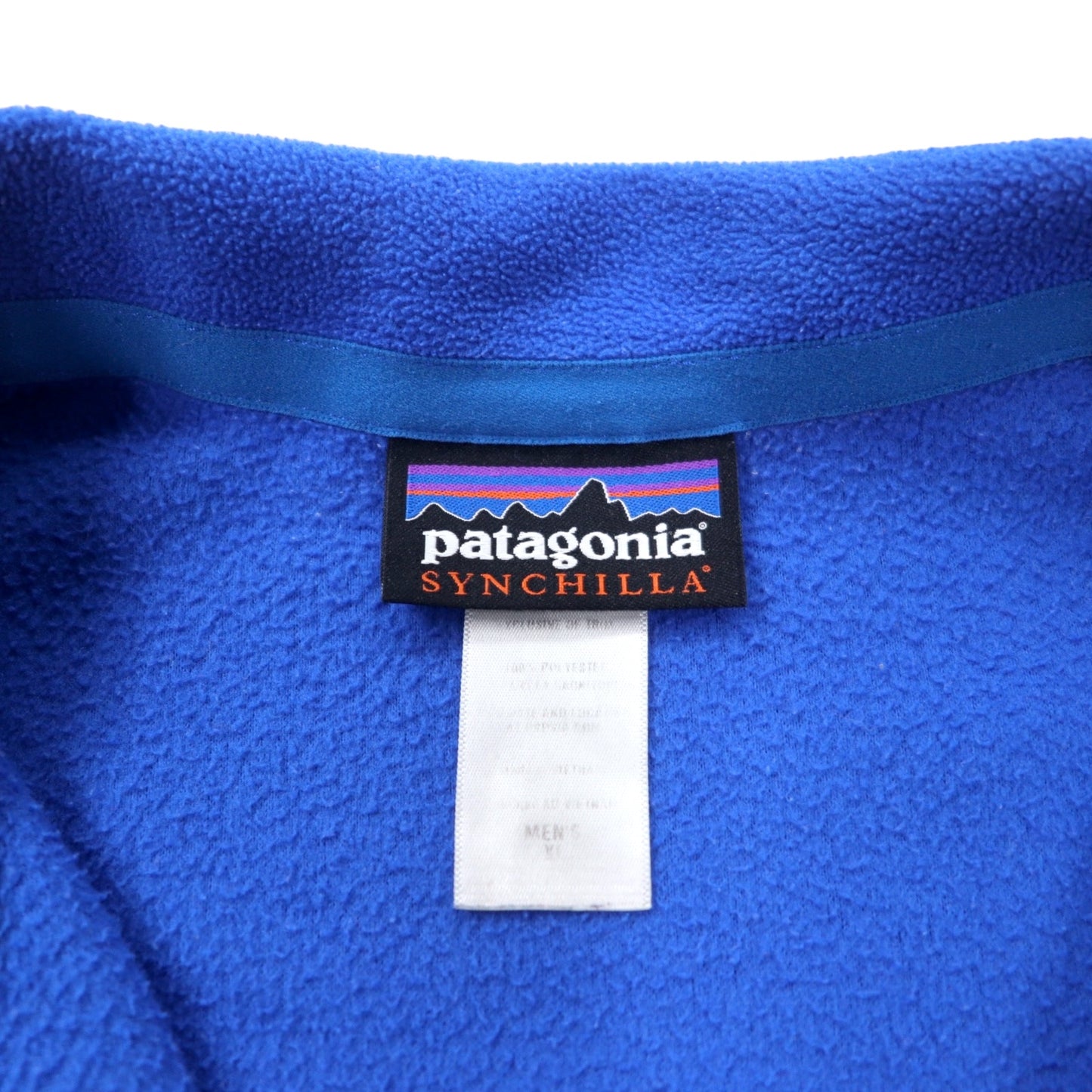 patagonia シンチラ ハーフジップ フリース プルオーバー XL ブルー ポリエステル 26267