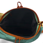 Felisi Leather and Nylon Shoulder Bag, Blue, 05-28, Made in Italy