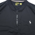 POLO RALPH LAUREN パフォーマンス ドライフィット シャツ L ブラック ハーフジップ サイドポケット