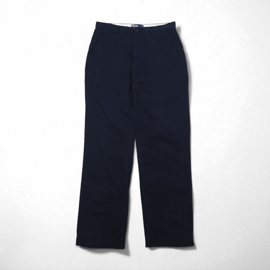 Polo Ralph Lauren 90年代 ポロチノ テーパード チノパンツ L ネイビー PROSPECT PANT