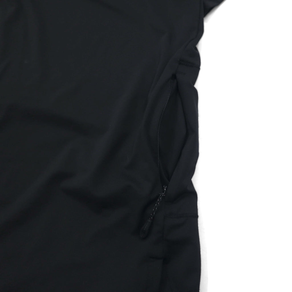 POLO RALPH LAUREN パフォーマンス ドライフィット シャツ L ブラック ハーフジップ サイドポケット