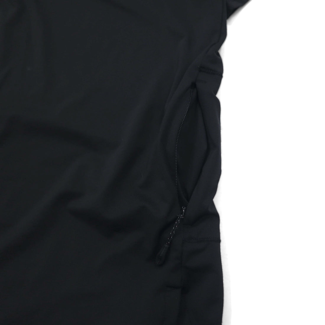 POLO RALPH LAUREN パフォーマンス ドライフィット シャツ L ブラック ハーフジップ サイドポケット