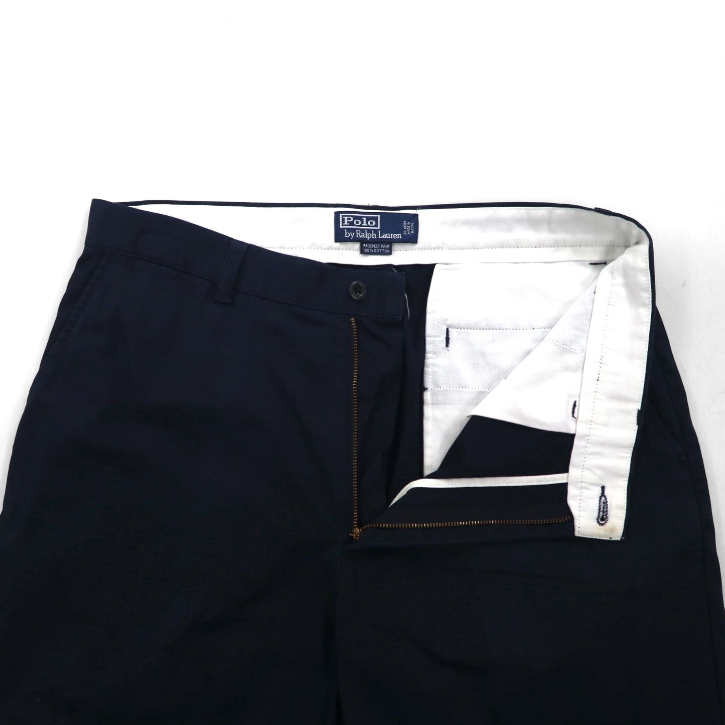 Polo Ralph Lauren 90s Polo Chino Tapered Chino Pants, Navy, Size L, PROSPECT PANT