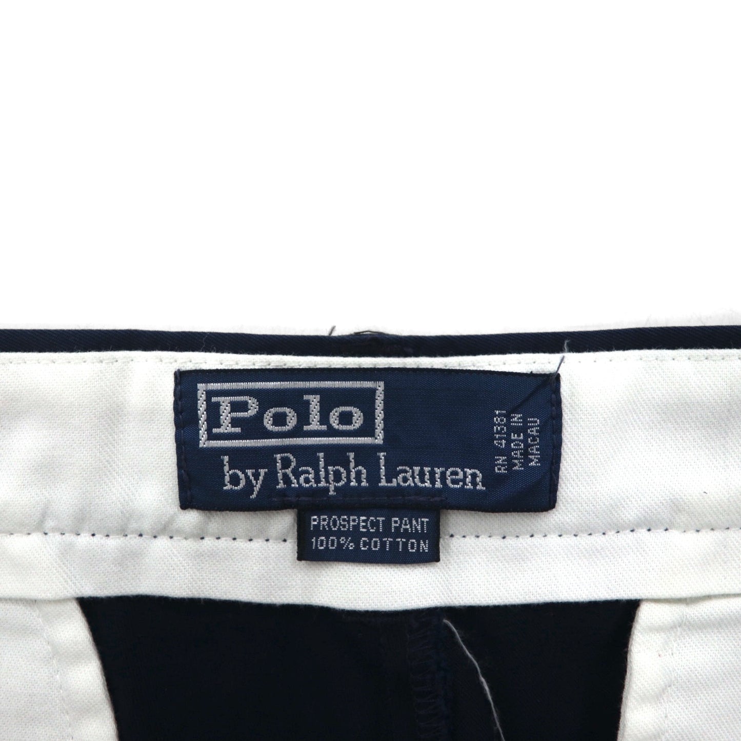 Polo Ralph Lauren 90s Polo Chino Tapered Chino Pants, Navy, Size L, PROSPECT PANT