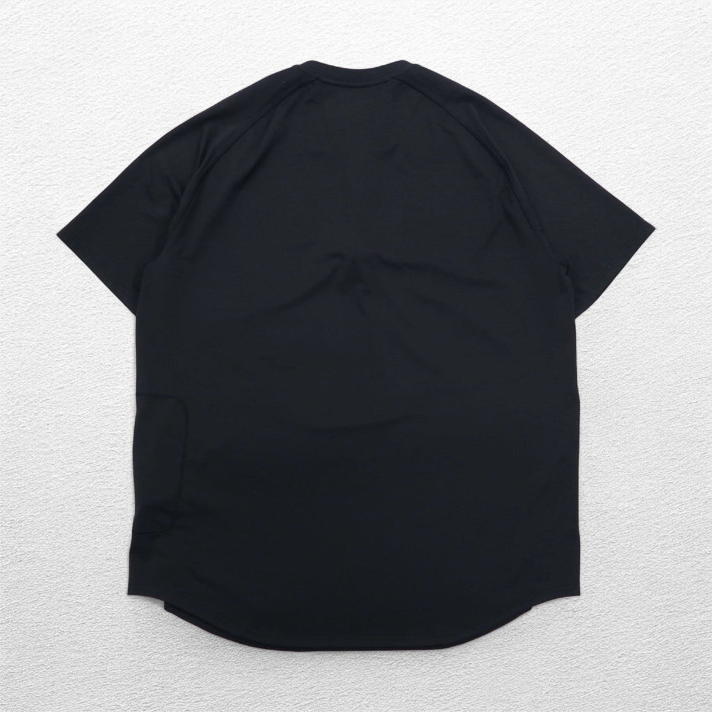 POLO RALPH LAUREN パフォーマンス ドライフィット シャツ L ブラック ハーフジップ サイドポケット