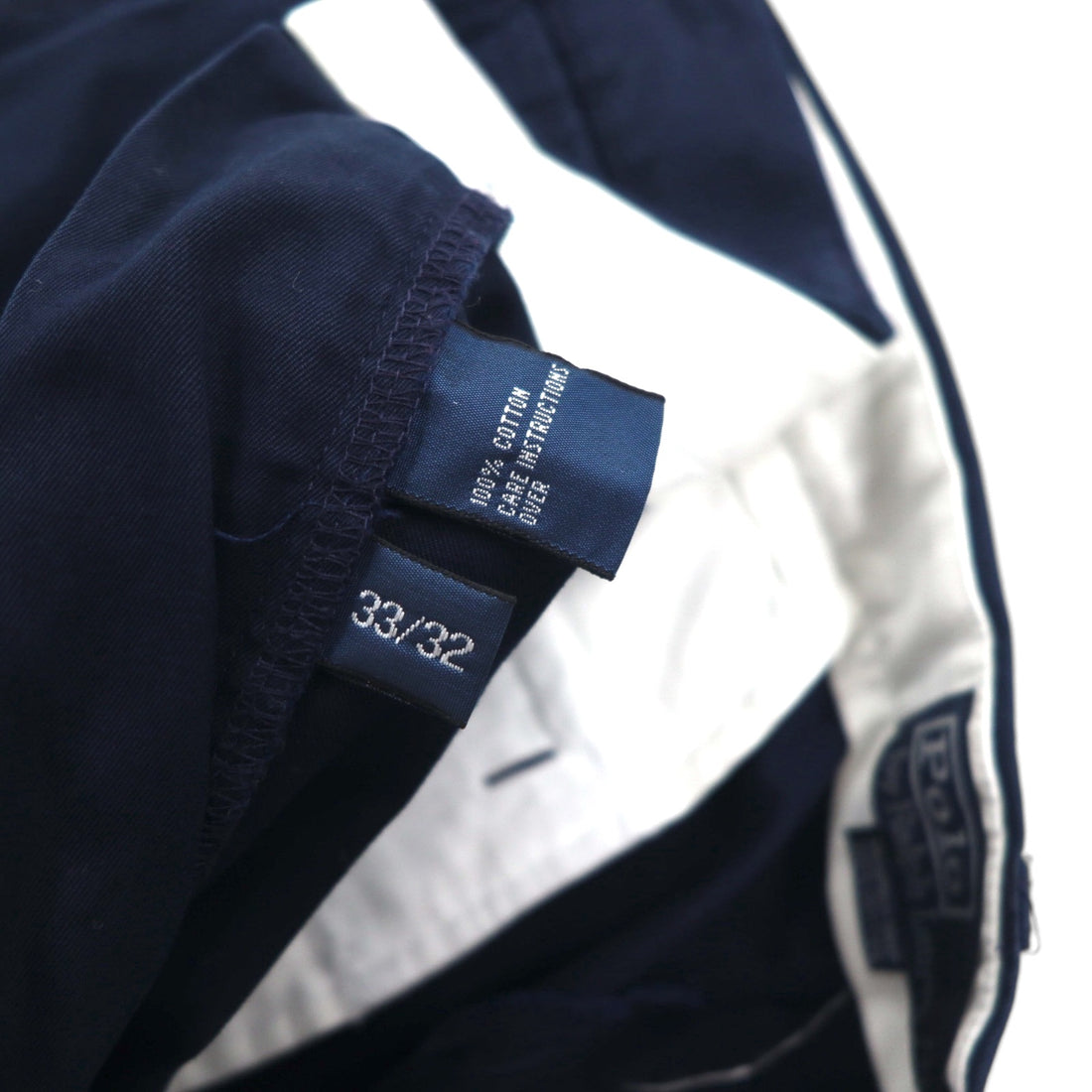 Polo Ralph Lauren 90年代 ポロチノ テーパード チノパンツ L ネイビー PROSPECT PANT