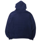 RUSSELL ATHLETIC 90's College Pullover Parka M Navy Cotton CLARION UNIVERSITY Made in Mexico