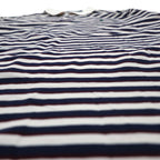 Polo by Ralph Lauren 90s Pima Cotton Striped Polo Shirt XL White Navy Small Pony Embroidery