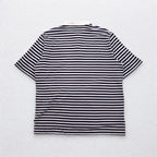 Polo by Ralph Lauren 90s Pima Cotton Striped Polo Shirt XL White Navy Small Pony Embroidery