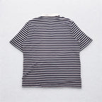 Polo by Ralph Lauren 90s Pima Cotton Striped Polo Shirt XL White Navy Small Pony Embroidery