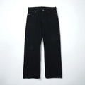 Levi's 00s 501 Black Denim Jeans, Size L, Straight Fit, 0660