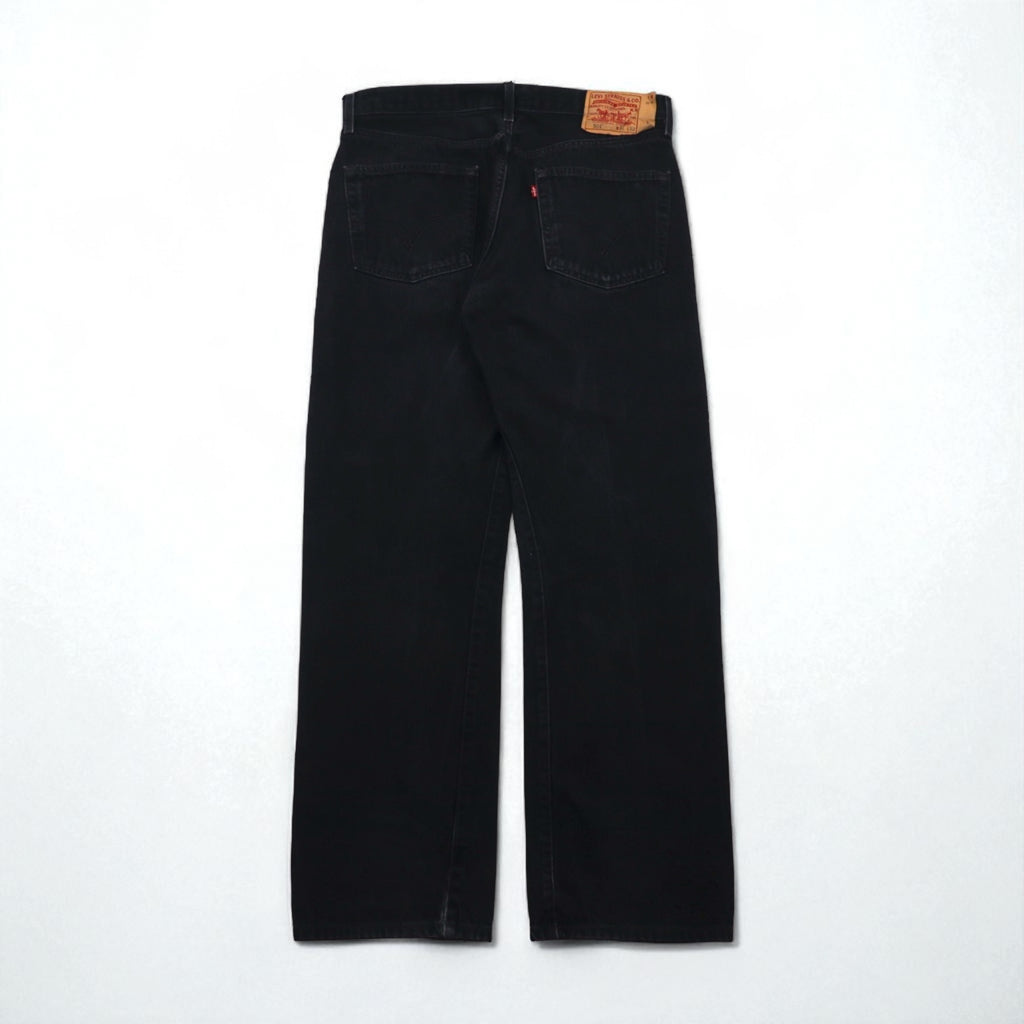 Levi's 00s 501 Black Denim Jeans, Size L, Straight Fit, 0660