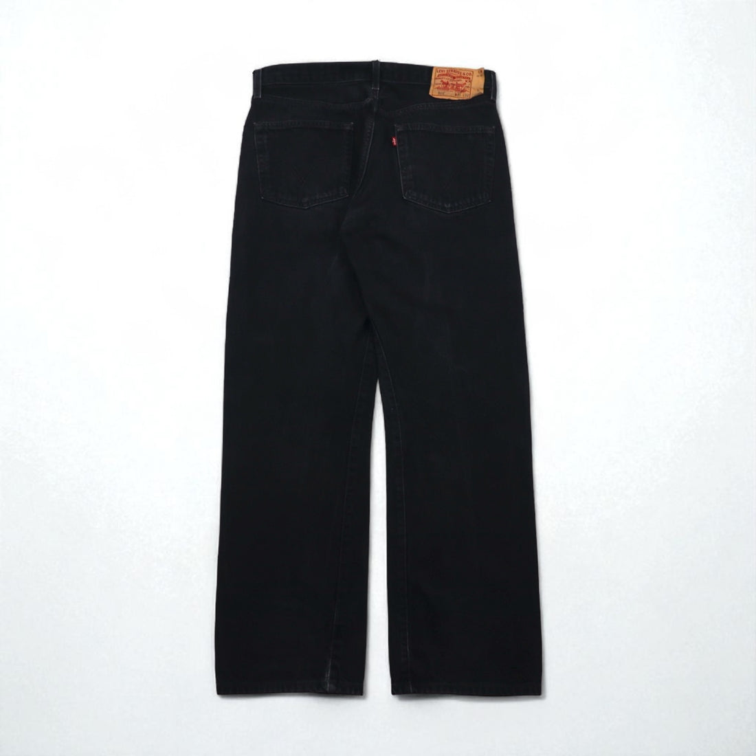 Levi's 00s 501 Black Denim Jeans, Size L, Straight Fit, 0660