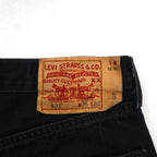 Levi's 00s 501 Black Denim Jeans, Size L, Straight Fit, 0660