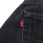 Levi's 00s 501 Black Denim Jeans, Size L, Straight Fit, 0660