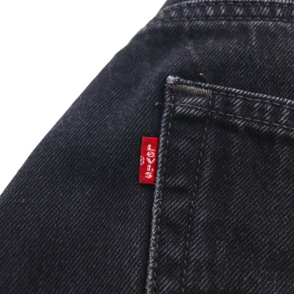 Levi's 00年代 501 ブラックデニムパンツ ジーンズ L ストレート 0660