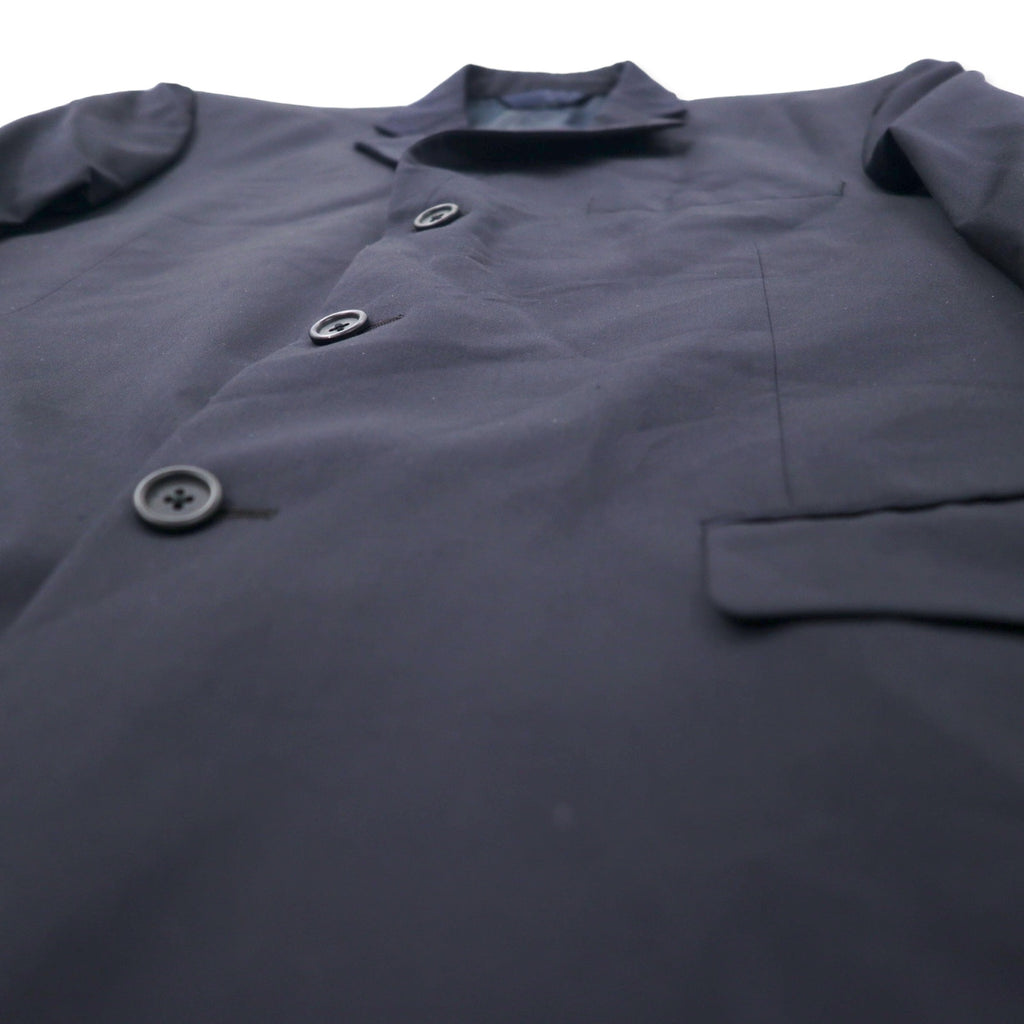 BURBERRY USA製 3B テーラードジャケット 43 ネイビー ウール Hallo KANSAS CITY