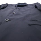 BURBERRY USA製 3B テーラードジャケット 43 ネイビー ウール Hallo KANSAS CITY