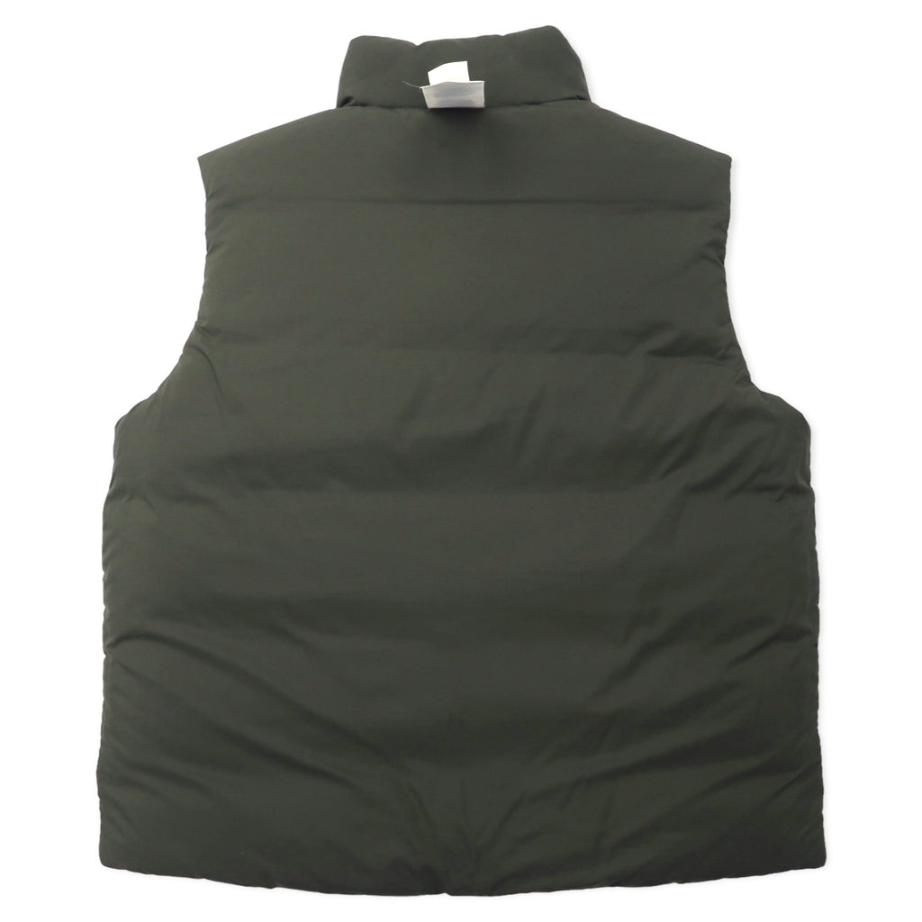 Polo by Ralph Lauren Reversible Down Vest M Khaki Black Polyester 381 BLEEKER Small Pony Embroidery