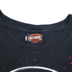 HARLEY DAVIDSON x Warner Bros. Looney Tunes T-shirt 2XL Black Character Print Dazmanian Devil DILLON BROTHERS Made in Honduras