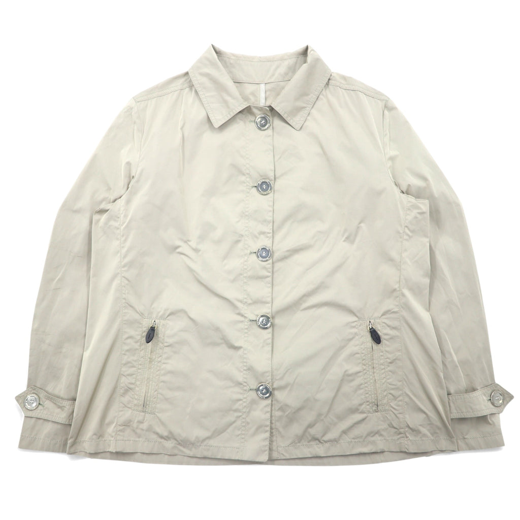 日本然リトテ-古着オンライン-BURBERRY LONDON ポルトガル製 ショートジャケット XL ベージュ ポリエステル-BURBERRY LONDON Portugal Made Short Jacket XL Beige Polyester