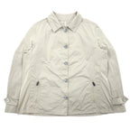 日本然リトテ-古着オンライン-BURBERRY LONDON ポルトガル製 ショートジャケット XL ベージュ ポリエステル-BURBERRY LONDON Portugal Made Short Jacket XL Beige Polyester