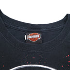 HARLEY DAVIDSON x Warner Bros. Looney Tunes T-shirt 2XL Black Character Print Dazmanian Devil DILLON BROTHERS Made in Honduras