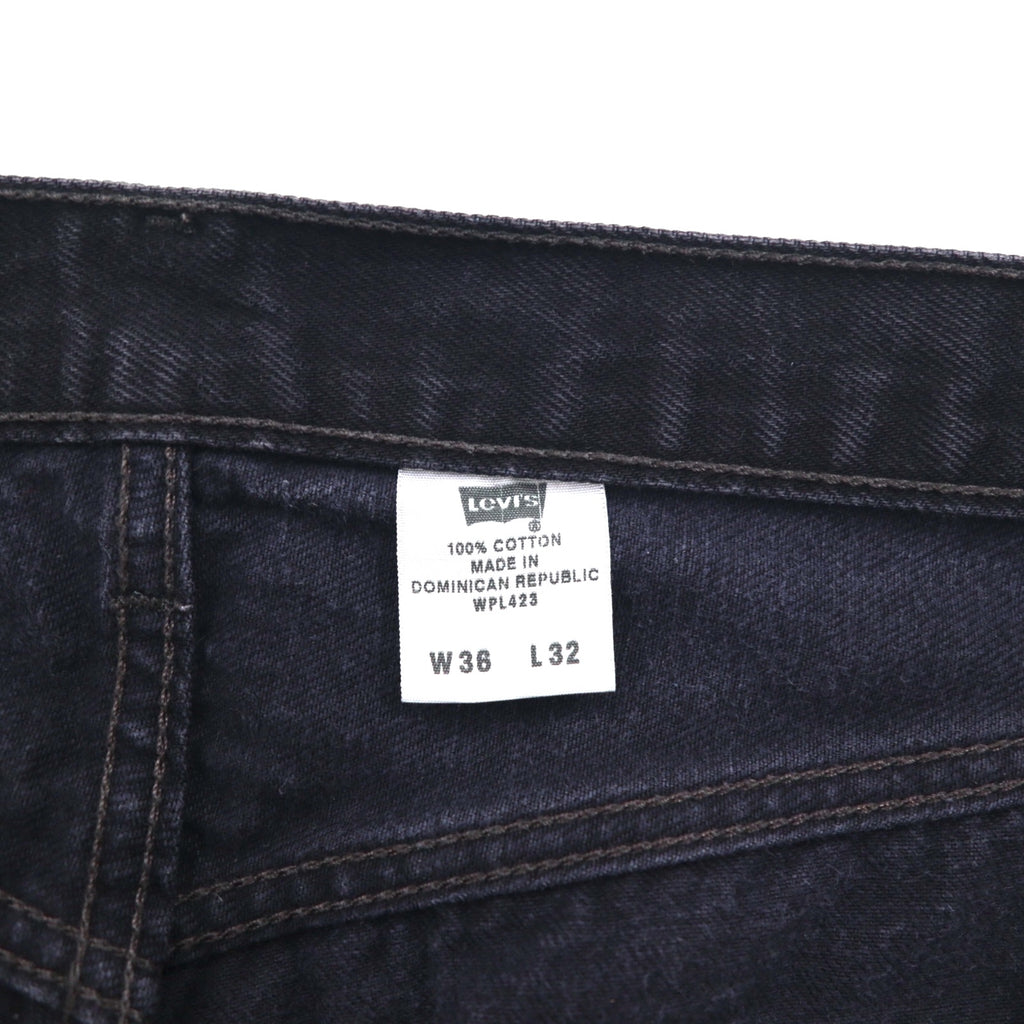 Levi's 00s 501 Black Denim Jeans, Size L, Straight Fit, 0660