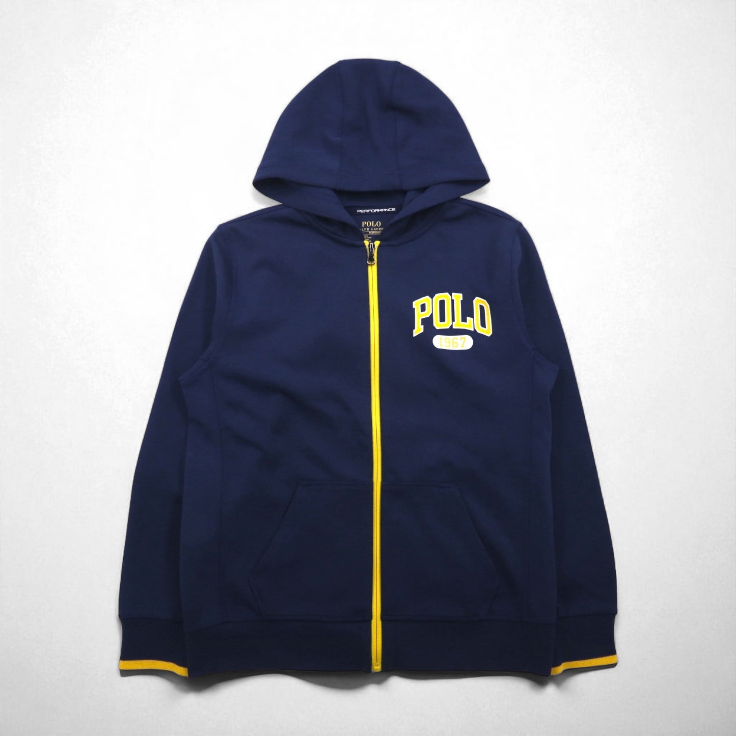 Polo Ralph Lauren パフォーマンス ストレッチ フルジップパーカー L ネイビー ポリエステル