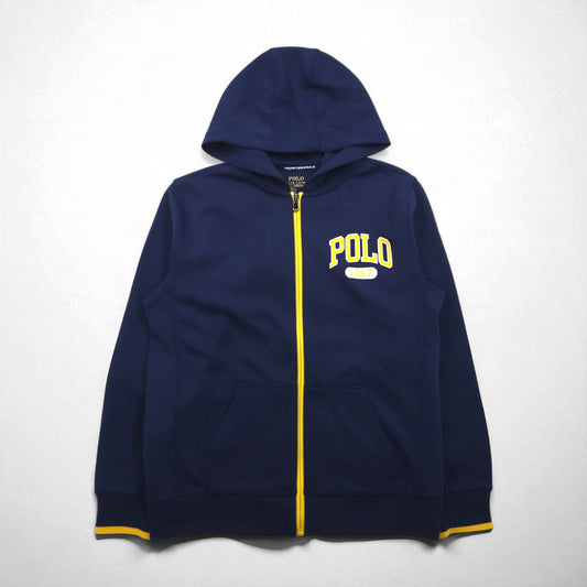 Polo Ralph Lauren パフォーマンス ストレッチ フルジップパーカー L ネイビー ポリエステル