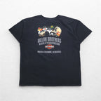 HARLEY DAVIDSON x Warner Bros. Looney Tunes T-shirt 2XL Black Character Print Dazmanian Devil DILLON BROTHERS Made in Honduras