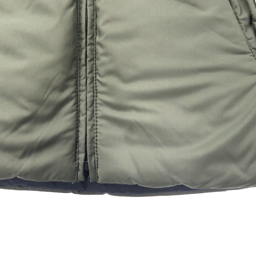 Polo by Ralph Lauren Reversible Down Vest M Khaki Black Polyester 381 BLEEKER Small Pony Embroidery