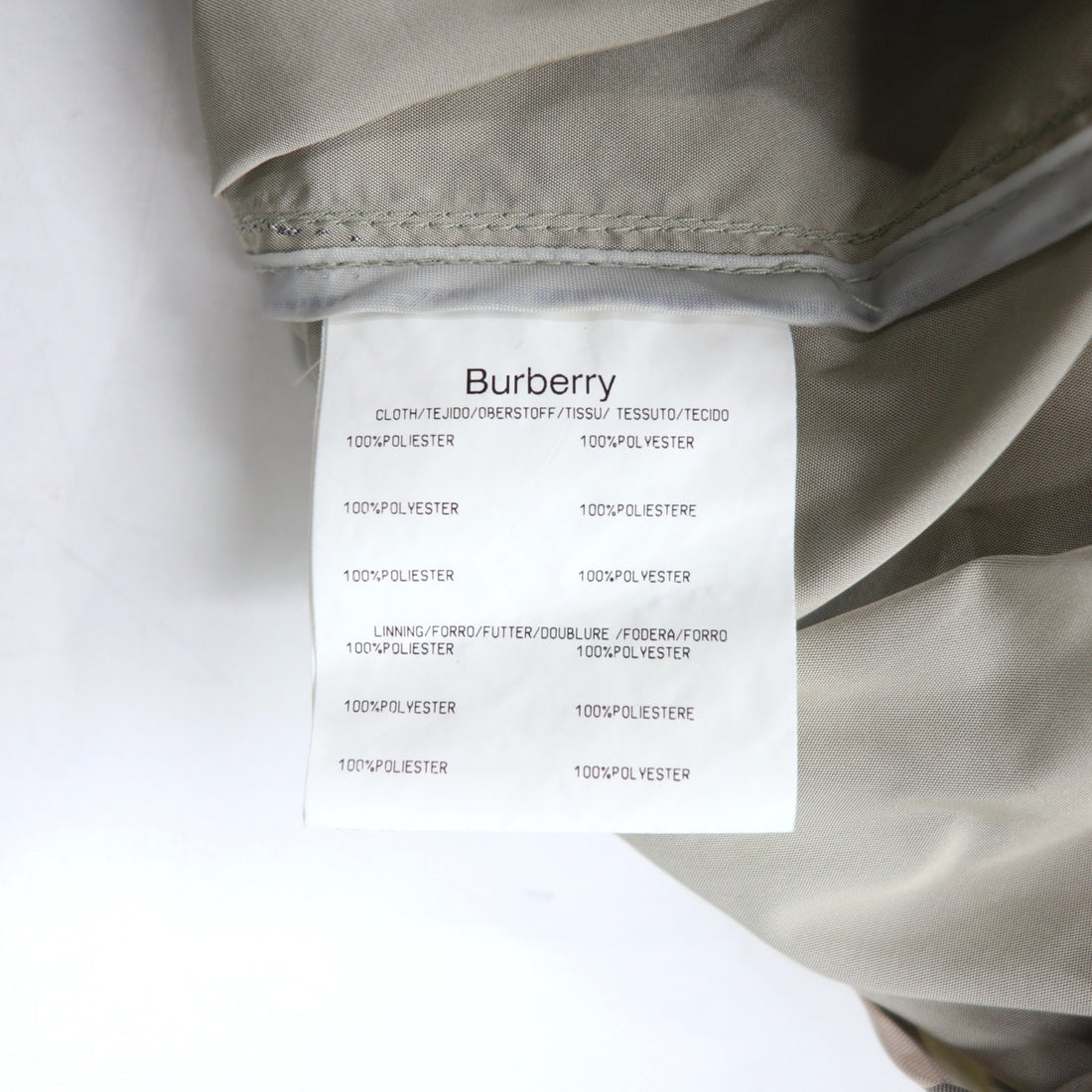 BURBERRY LONDON Made in Portugal Short Jacket XL Beige Polyester