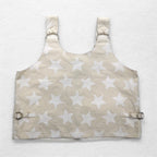 AiE ( Nepenthes ) USA製 ディーエスディーベスト dsd vest-9oz star M クリーム 総柄 星 ポケット ダブルジップ