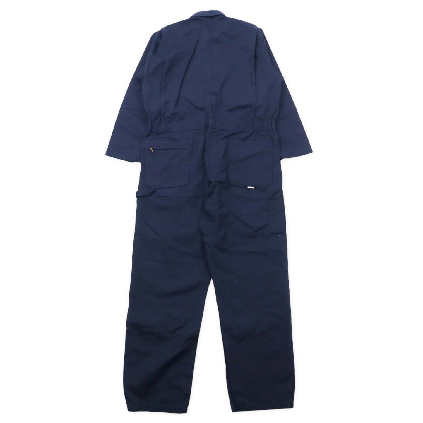 BERNE JUMPSUITS connection l Navy cotton polyester – 日本然リトテ