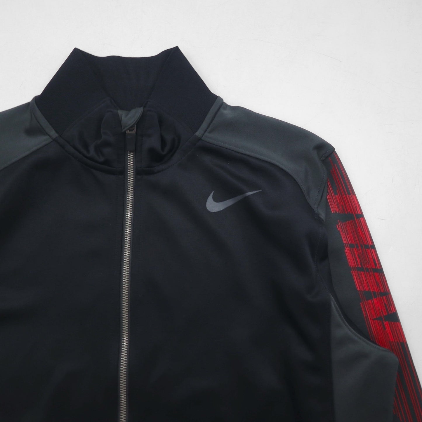 NIKE DRI-FIT Track Jacket, Jersey, Size L, Black, 638985-010
