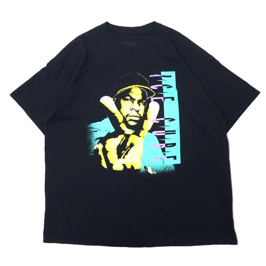 日本然リトテ-古着オンライン-ICE CUBE N.W.A. ヒップホップ ラップ Tシャツ XXL ブラック コットン ビッグサイズ-ICE CUBE N.W.A. Hip Hop Rap T-Shirt XXL Black Cotton Big Size