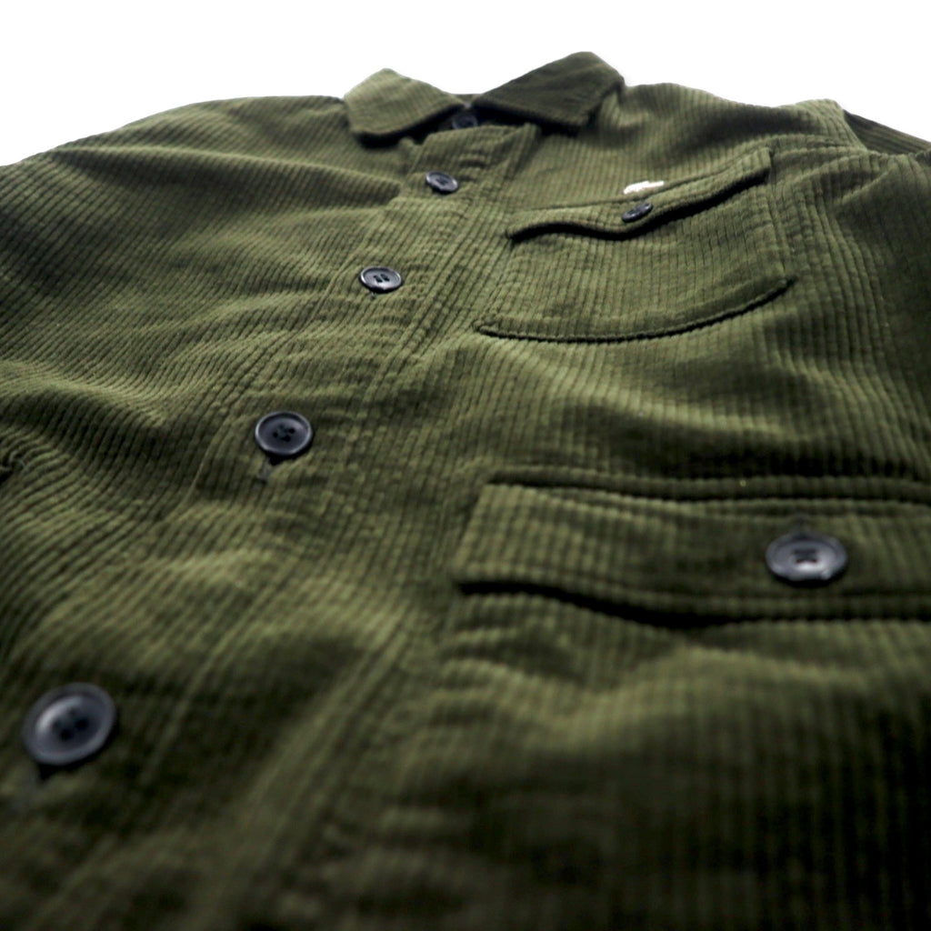 LACOSTE Corduroy Oversized Loosely Jacket BH028E Made in Japan 48 Brown Cotton Corduroy Oversized Loosely Jacket BH028E