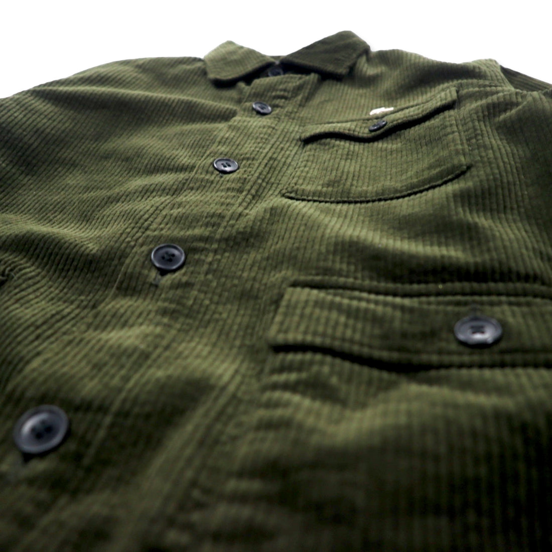 LACOSTE Corduroy Oversized Loosely Jacket BH028E Made in Japan 48 Brown Cotton Corduroy Oversized Loosely Jacket BH028E