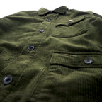 LACOSTE Corduroy Oversized Loosely Jacket BH028E Made in Japan 48 Brown Cotton Corduroy Oversized Loosely Jacket BH028E