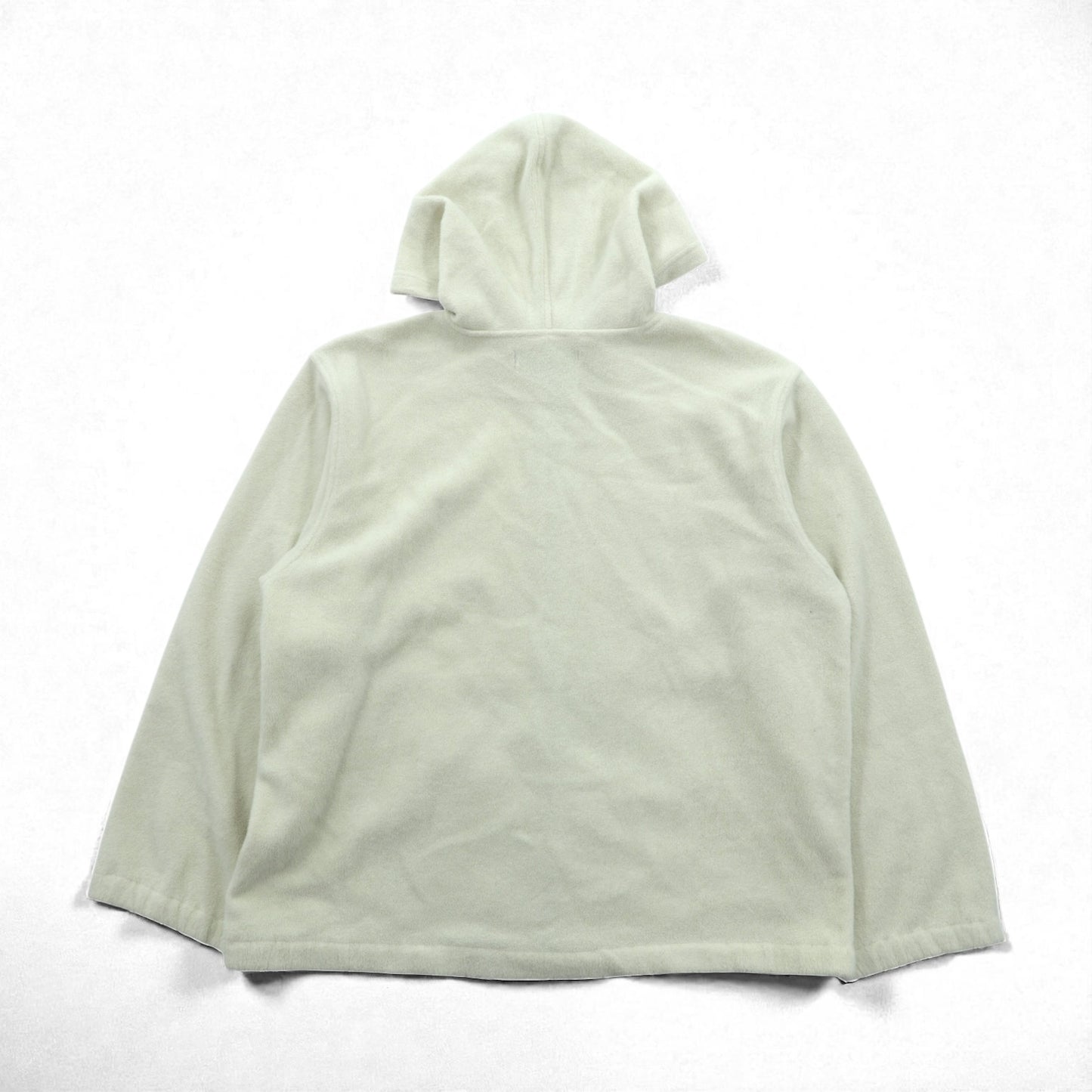 Polo Ralph Lauren 90年代 ジップパーカー フリースジャケット M ホワイト スモールポニー刺繍