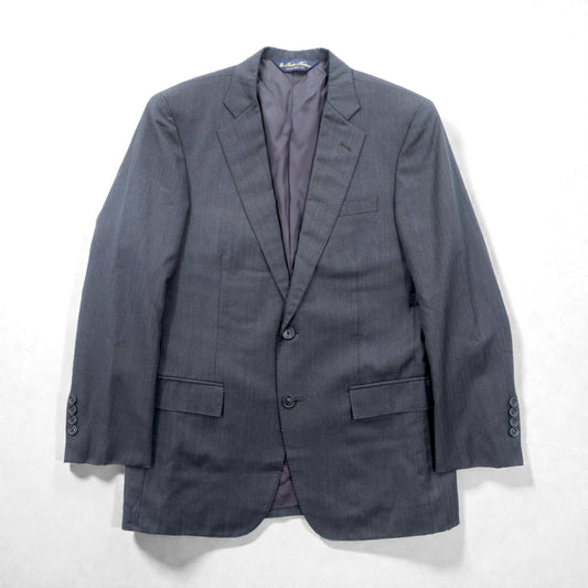 Brooks Brothers 2B テーラードジャケット ブレザー M グレー CANONICO ウール