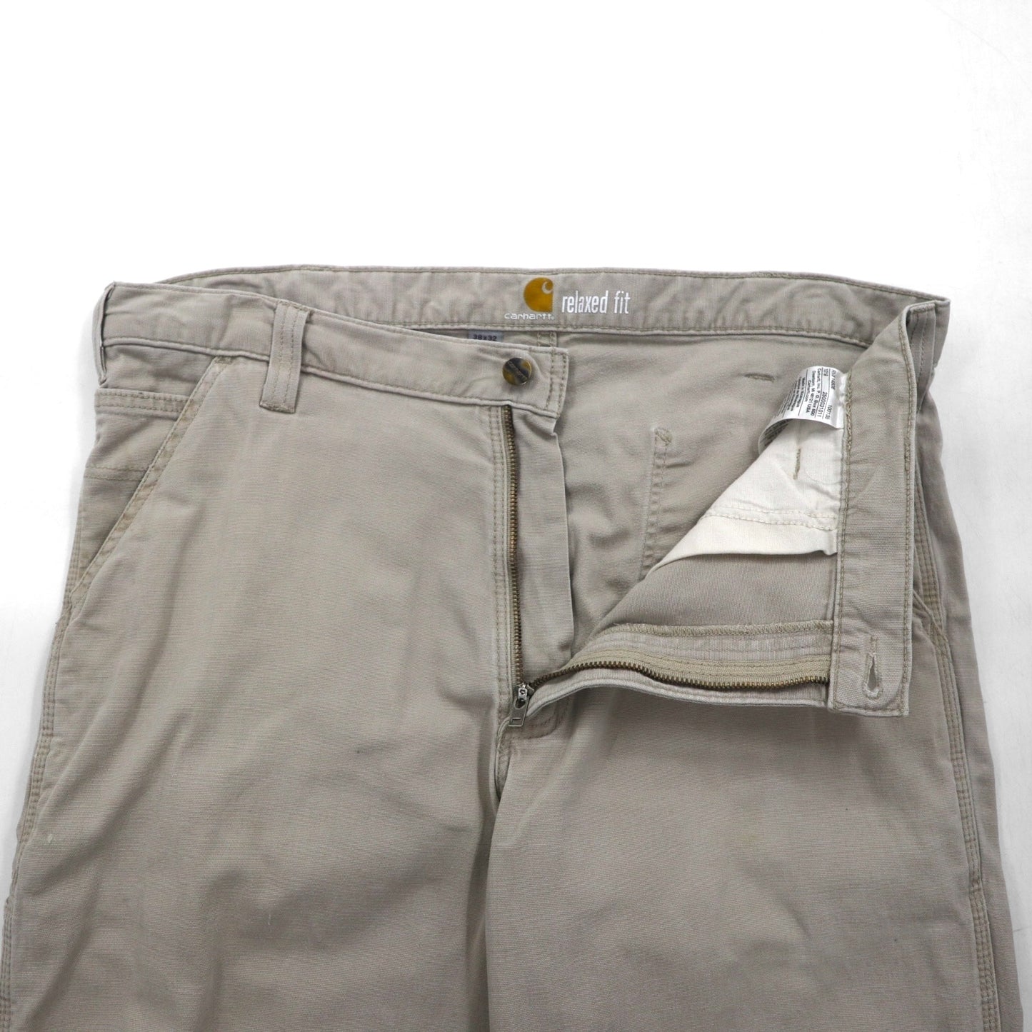 carhartt チノ ワークパンツ XL ベージュ コットン RELAXED FIT 102291 232