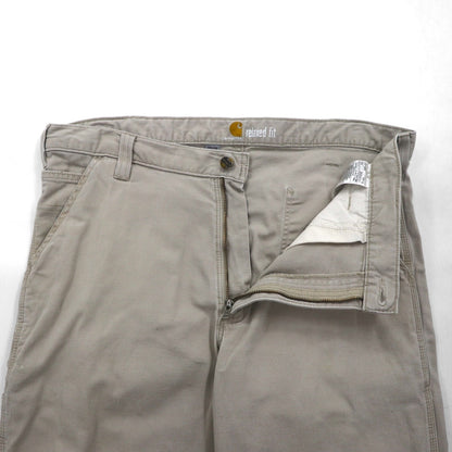 carhartt チノ ワークパンツ XL ベージュ コットン RELAXED FIT 102291 232