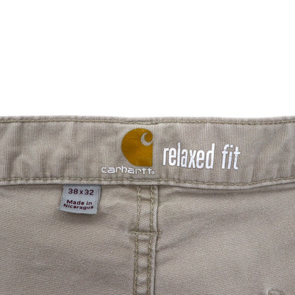 carhartt チノ ワークパンツ XL ベージュ コットン RELAXED FIT 102291 232