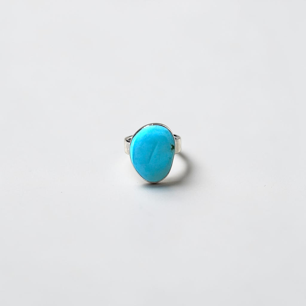 Sterling Silver Turquoise Ring ターコイズ リング 指輪 15号 シルバー