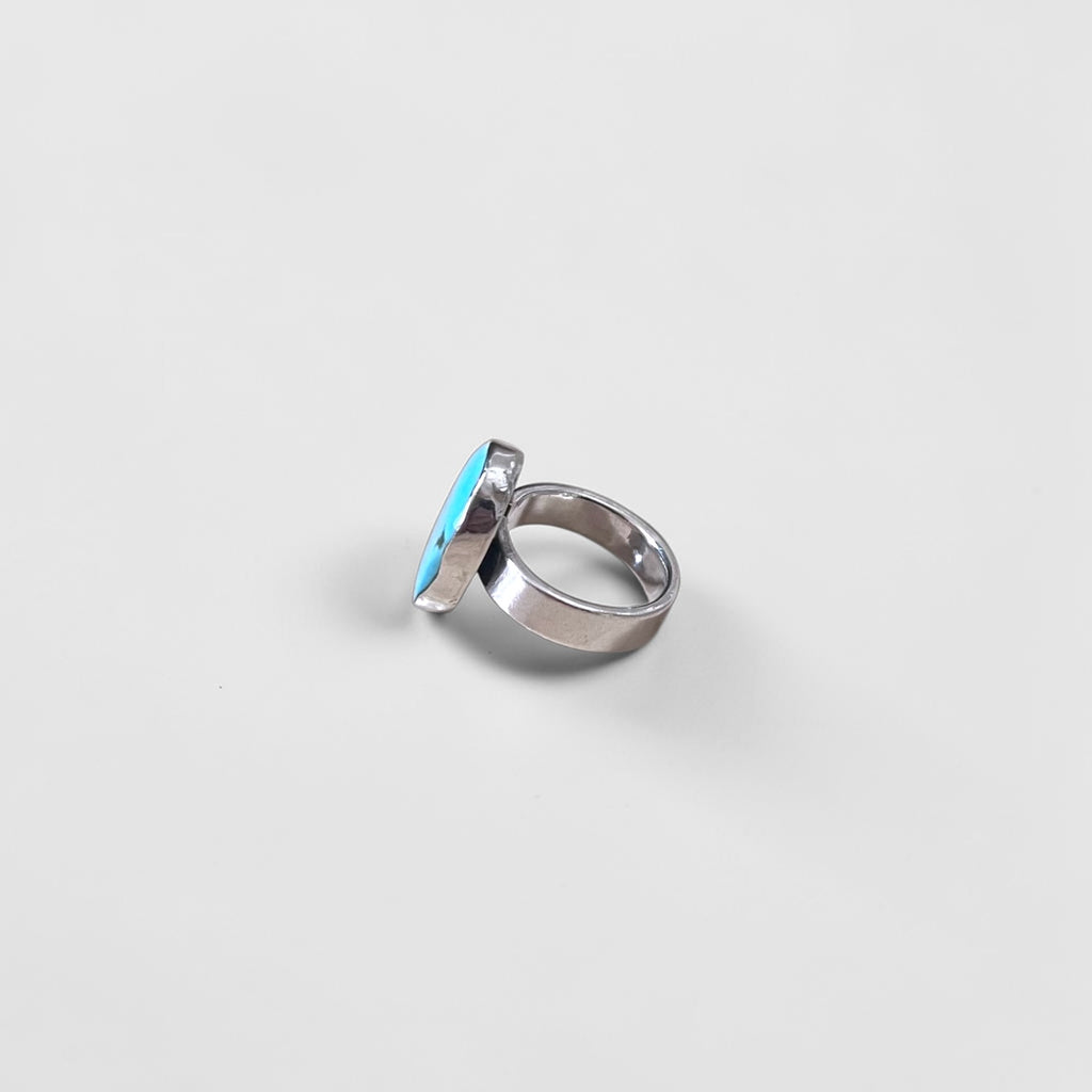 Sterling Silver Turquoise Ring ターコイズ リング 指輪 15号 シルバー